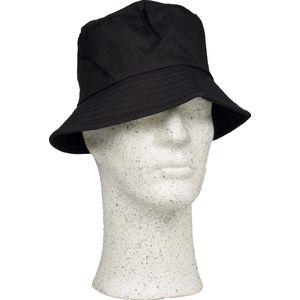 Vissershoedje – One Size – Zwart - Outdoor hoed - Zonnehoedje - Camouflage pet - Bush hat - Camping Cap
