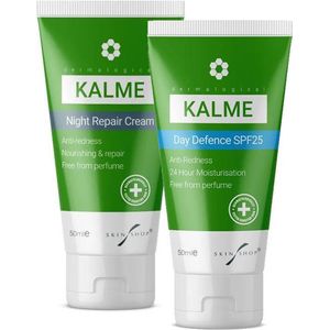 Rosacea behandeling | Rosacea Dagcrème & Nachtcrème | Anti Roodheid | Ontstekingsremmend | Intensieve hydratatie | SPF40 | 2 x 50ml