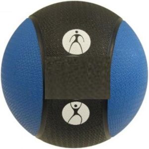 Medicine Ball - Rubber 10 kg. - 2 color - Paars Zwart  Top Kwaliteit