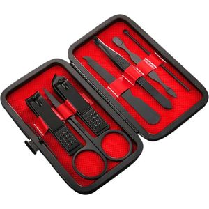 Nagelknipper - Nagelknipper set - 7 delig - Nagelknipper| Schuine nagelknipper | Multifuntionele schaar | Pincet | Nail pusher | Nagelvijl | Nagelknipper case