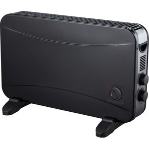 Turbo 2000Watt convector elektrische kachel vrijstaand met timer en vermogen instelbaar