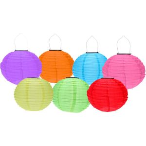 7 x Lampion Solar pakket (zonne-energie)
