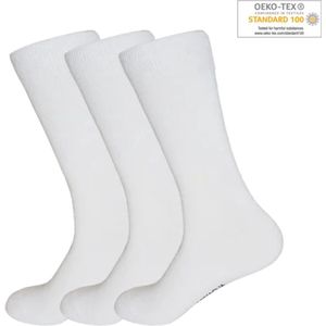 GIANVAGLIA - Heren Sokken - Zwart - 3-pack - 43-46