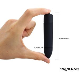Mini-Vibrator Bullet | Waterdicht | G-Spot | Clitoris stimulator | zwart
