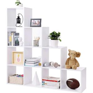 Nancy's Boekenkast - 10 Vakken - 129,5CM Archiefkast - Kast - Kasten