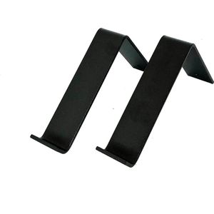 GoudmetHout Industriële Plankdragers L-vorm 15 cm - Staal - Mat Zwart - 4 cm x 15 cm x 15 cm - Plankendrager