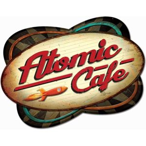 Atomic Cafe Retro Zwaar Metalen Bord 73 x 50 cm