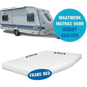 Matras Fransbed MAATWERK Hobby Caravan 460/495 Koudschuim HR55