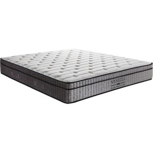 Eric kuster Style Boxspring – Boxspring met opbergruimte 180x200 inclusief Micropocket matras 30cm Venezia - 1x Nachtkasje erbij