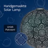 Lumiz Solar Tuinverlichting - Tuinverlichting op zonne energie - Tuinverlichting - Buitenlampjes - Tuinverlichting op zonneenergie - Buitenverlichting - Buitenlamp - Decoratie - Fiore Rond- 40 cm - Groen