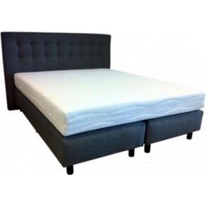 Boxspring Alanya , Complete boxspring , met pocketvering matras een dikte van 20 cm bruin 200x200