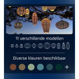 Lumiz Solar Tuinverlichting - Tuinverlichting op zonne energie - Tuinverlichting - Buitenlampjes - Tuinverlichting op zonneenergie - Buitenverlichting - Buitenlamp - Decoratie - Occult Rond- 20 cm - Lichtgroen