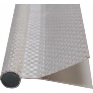 ESVO caravanpees - 7 mm - 9 meter - dubbele vlag - PVC gecoat polyester – lichtgrijs