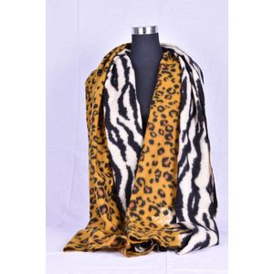 Sjaal met tijger en zebra strepen