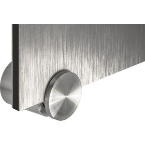 RVS afstandhouders sidegrip voor dibond, metaal of plexiglas met een dikte van 2 tot 8mm