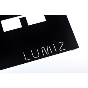 Lumiz Metalen Plaat voor Lumiz Solar tuinverlichting - Zwart / 20
