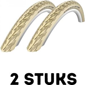 Fietsband - Buitenband - Set van 2 - Delta Cruiser Plus 28 x 1 1/2 (40-635) Crème