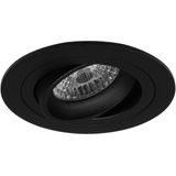 Pragmi Alpin Pro - GU10 Inbouwspot - Rond - Zwart - Aluminium - Kantelbaar - 10 Pack