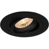 Pragmi Alpin Pro - GU10 Inbouwspot - Rond - Zwart - Aluminium - Kantelbaar - 10 Pack