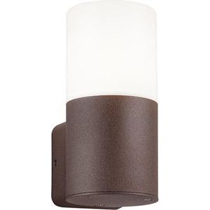 LED Tuinverlichting - Wandlamp Buitenlamp - Trion Hosina - E27 Fitting - Spatwaterdicht IP44 - Roestkleur - Aluminium