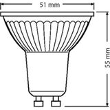 Voordeelpak LEDVANCE - LED Spot 10 Pack - Parathom PAR16 940 36D - GU10 Fitting - Dimbaar - 5.5W - Natuurlijk Wit 4000K | Vervangt 50W