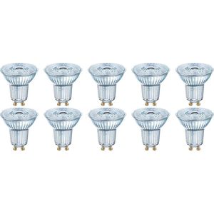 Voordeelpak LEDVANCE - LED Spot 10 Pack - Parathom PAR16 930 36D - GU10 Fitting - Dimbaar - 5.5W - Warm Wit 3000K | Vervangt 50W