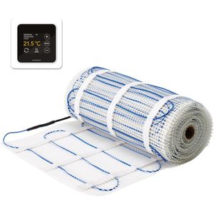 3,5m² Mat 150Watt/m² Elektrische vloerverwarming + Gratis MAGNUM Remote Control Slimme WiFi TThermostaat WIT