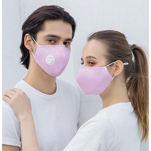 Herbruikbaar Mondmasker met filter |  mondkapje wasbaar | inclusief  1 PM2.5 filter | OV-Mask Pink | mode masker | stoffen mondkap |