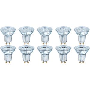LEDVANCE - LED Spot 10 Pack - Parathom PAR16 927 36D - GU10 Fitting - Dimbaar - 5.5W - Warm Wit 2700K | Vervangt 50W