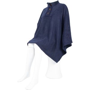 Rolstoelcape Fleece - CLASSIC - Donkerblauw