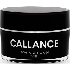 Callance Mystic White Gel Soft, UV Builder Gel, Buildergel 30ml - fibergel - fiber - gelnagels - gel - nagels - manicure - nagelverzorging - buildergel - soft white