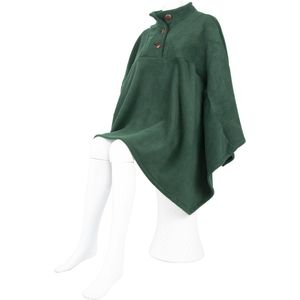 Rolstoelcape Fleece - DAPPER - donkergroen