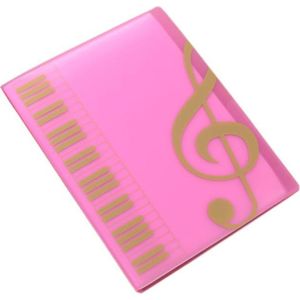 Showalbum Bladmuziek Map-A4-80 pagina's-Roze