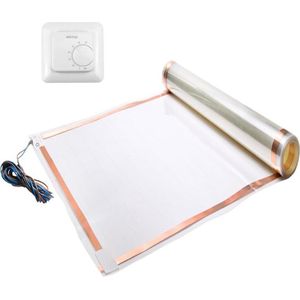 22m² Elektrische vloerverwarming folie Set + gratis aan/uit WARMUP MSTAT thermostaat | oa laminaat |15jr Garantie