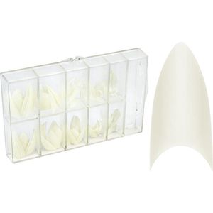 Callance Nagel Tips Stiletto Natural 100 stuks - gelnagels - acrylnagels - gel - acryl - nagels - manicure - nagelverzorging