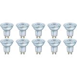 Voordeelpak LEDVANCE - LED Spot 10 Pack - Parathom PAR16 927 36D - GU10 Fitting - Dimbaar - 3.7W - Warm Wit 2700K | Vervangt 35W