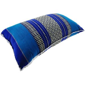 Stevig rugkussen – Steunkussen – Yogakussen – Thais Kussen  Blauw