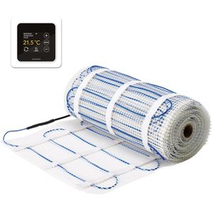 5m² Mat 150Watt/m² Elektrische vloerverwarming + Gratis MAGNUM Remote Control Slimme WiFi TThermostaat WIT