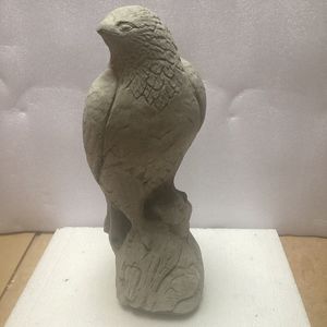 Tuinbeeld Roofvogel ( grijs ) Decoratie voor binnen/buiten - beton