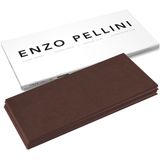 Enzo Pellini Wandtegel Ebony - Leer - Zelfklevend - 50x25cm - 8 Stuks