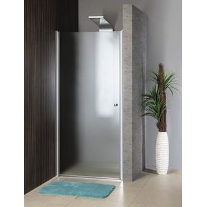 Aqualine Pilot draaideur 90x190cm met chromen profielen