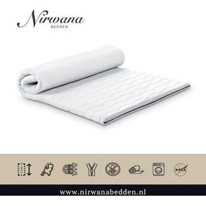 Nirwana Topdekmatras - Traagschuim Nasa Platinum Visco 110x190x12