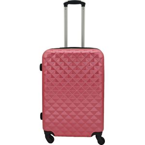 SB Travelbags 'Expandable' bagage koffer 65cm- Roze