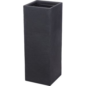 4gardenz® Stone Pilaar Plantenbak 30x30x80 cm - Steengrijs