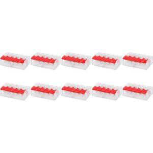 Lasklem Slim Set 10 Stuks - 5 Polig met Klemmetjes - Groen