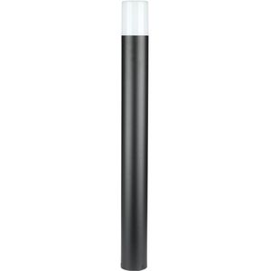LED Tuinverlichting - Staande Buitenlamp - Viron Hyno - GU10 Fitting - Rond - Mat Zwart - Aluminium - 80cm
