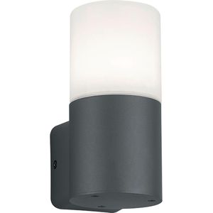 LED Tuinverlichting - Wandlamp Buitenlamp - Torna Hosina - E27 Fitting - Spatwaterdicht IP44 - Mat Antraciet - Aluminium