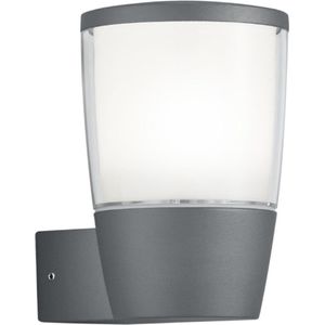 LED Tuinverlichting - Wandlamp - Buitenlamp - Torna Shanila - 7W - Warm Wit 3000K - Waterdicht IP54 - Mat Antraciet - Aluminium
