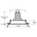 LEDVANCE - Parathom PAR16 940 36D - LED Spot Set - Dimbaar - Mat Zwart - GU10 Fitting - 3.4W - Natuurlijk Wit 4000K - Kantelbaar - Ø93mm