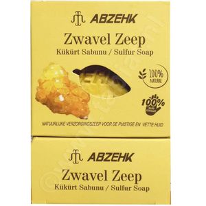 Abzehk - Zwavel Zeep - 125gr - Vegan Soap